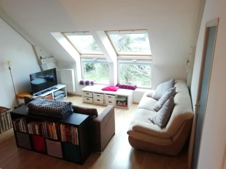Maison Familiale Sur La Cote D'Emeraude Lancieux Luaran gambar
